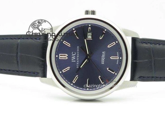 MIROTIME 0210 Thermal Ingeniuer St.Laurens SS Blue Dial MKF 1:1 V2 Best Edition On Black Leather Strap A 7353